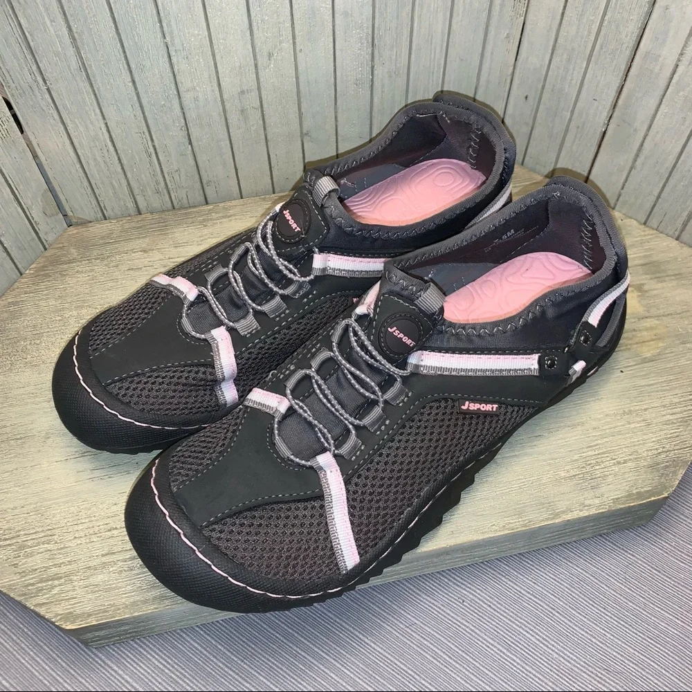 Flawless Jsport Grey Water Shoes 7.5M - Picture 3 of 10